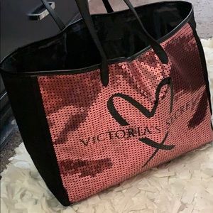 Victorias secret sequined tote